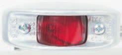 INCANDESCENT CLEARANCE & MARKER CLEARANCE/MARKER LIGHTS 122 Vanguard II Armored PC-Rated Clearance & Side Marker Light Surface-mount design functions as side marker or clearance light.