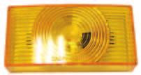 INCANDESCENT CLEARANCE & MARKER CLEARANCE/MARKER LIGHTS 2546 Clearance/Side Marker Light Popular for RV applications. Plastic base with snap-on lens. Surface mount. Two-wire electrical connection.