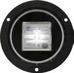 Fits standard 4" round grommet. Single light meets FMVSS 108 and ECE req. when properly mounted.