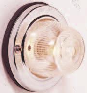 Incandescent back-up lights BACK-UP, LICENSE, UTILITY & DOME 392 Back-Up Light Popular, OEM styling permits numerous applications Features chrome-plated bezel, tough