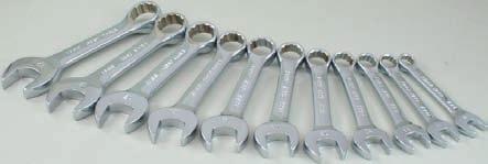 79 $134 95 64811 11 Piece Metric Stubby Combination Wrench Set 9-19mm 12 Pt.