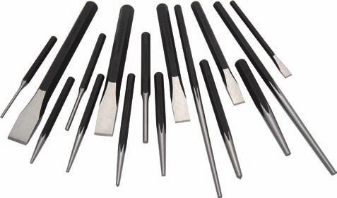 99 D058202 8 Piece Punch And Chisel Set Cold Chisels: 1/2", 5/8", 3/4" Centre Punch: 5/32" Solid Punch: 3/16" Pin Punches: 1/8", 3/16", 1/4" Storage pouch included List Price: $85.40 $56.