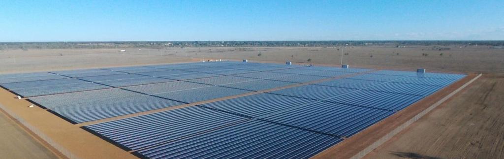 REFERENCES: SOLAR POWER PLANT Location: Barcaldine, Australia Nominal Power: 11MWp Commissioned: 2017 Power Plant: Solar PV based on PEG