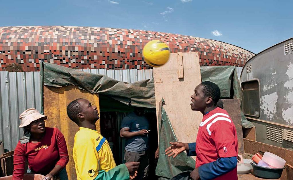 Page 64 Page 65 SOCCER OCCUPIES A SPECIAL PLACE IN THE HEARTS OF SOUTH AFRICANS.