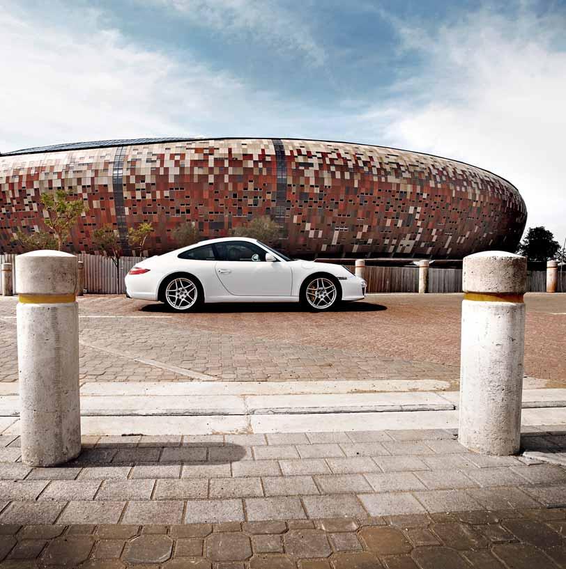 Page 66 Positive Vibes for Porsche in South Africa Page 67 As the managing director of the South African Porsche Centers, Toby Venter is well aware of the significance of this World Cup.
