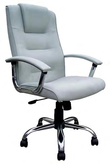 SCRAPTOFT DPA2008ATG/L - Leather High Back Executive With Chrome Base Stylish leather & chrome executive chair Fully reclining tilt mechanism adjustable for individual body weight.