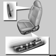 COMFORT ADJUSTMENT Seat adjustment precautions Adjusting front seats CAUTION Do not adjust the seat while the vehicle is moving as the seat may unexpectedly move and cause the driver to lose control