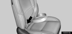 COMFORT ADJUSTMENT Seat belt guides 16sa15b 16sa32b To release the belt, press the buckle release button and allow the belt to retract.