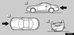 COMFORT ADJUSTMENT 16sa25 16sa26 1 Collision from the front 2 Collision from the rear 3 Vehicle rollover The side airbags are not