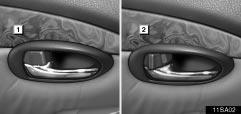 * NOTE: *The 2 step unlocking function can be changed. Ask your Lexus dealer for details. The side windows can be opened and closed from outside the vehicle using the key.