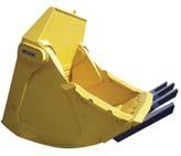 KVX BUCKETS & ATTACHMENTS All equipment we produce is designed and manufactured to the strictest of preheating and welding criteria.