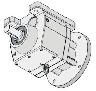 In-Line Helical Gearboxes - European Foot Print & Dimensions DOUBLE REDUCTION TOTAL TOTAL TYPE E BOX E SHAFT For FLAT FLANGE for B5 LIST FLAT FLANGE for B14A LIST List Price List Price Motor List
