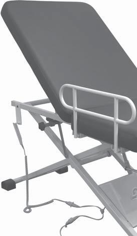 PRODUCT DESCRIPTION Orthopedic Hi-Lo Casting Table PRODUCT DESCRIPTION Orthopedic Hi-Lo Casting Table Manual Control for Backrest Section of Flex-Top Upholstered Top Retractable side rail PRODUCT