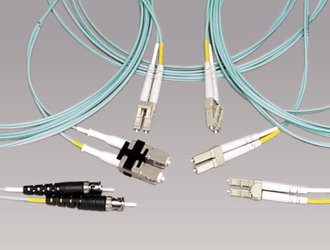 Multimode Fiber Optic Patch Cords and Pigtails Fiber patch cords are used to connect fiber optic equipment to fiber optic cross-connects, interconnects and information outlets.
