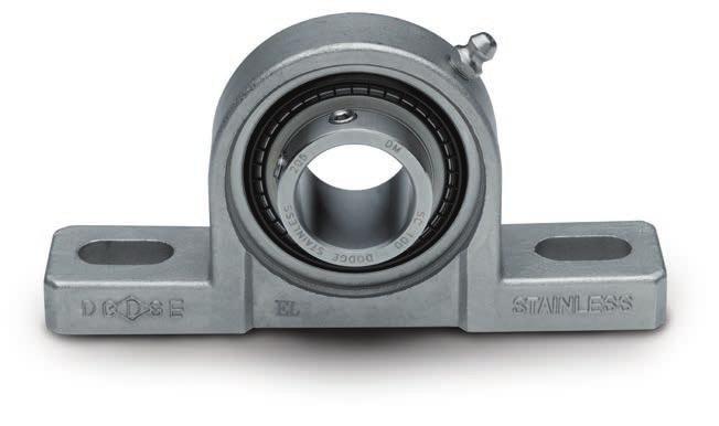 E-Z KLEEN a n d ULTRA KLEEN E-Z KLEEN and ULTRA KLEEN bearings are offered in a wide variety of polymer and stainless housings.