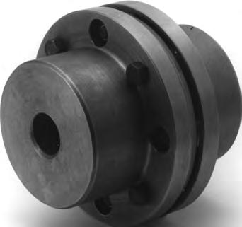 Single Flex - 8 Bolt Single Coupling HH Series The HH series is designed for high torque, low speed applications. Hubs are cast iron. Steel is optional. Flex discs are high strength alloy steel.