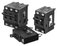 RBM Series RBM Series RBM circuit breakers are the largest in rated current (A to 50A) among the IDEC circuit breakers series.