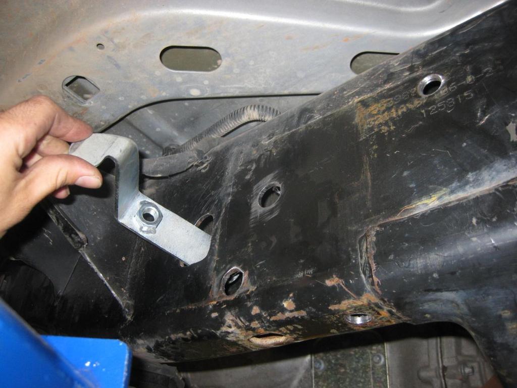 23) With frame sleeves installed, reinstall control arm