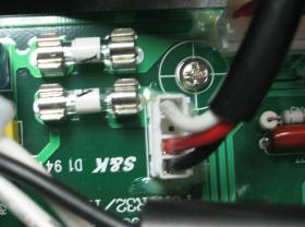 Incline indicator LEDs on the drive board light. 3. Measure voltage output to the incline motor.