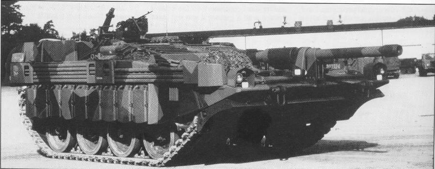 Specification First prototype: Strv 103 1961, Strv 103C 1982-83 First production: Strv 103A/B 1966-71 (300 buffi, Strv 103C rebuilt from Strv 103B 1986-89) Current user: Sweden Crew: 3 Combat weight:
