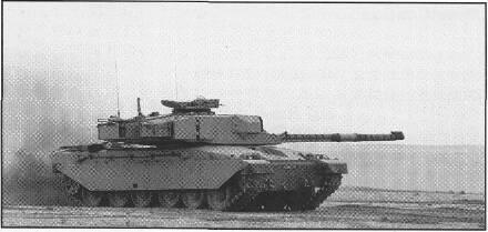 Challenger 1 Mk3 during Desert
