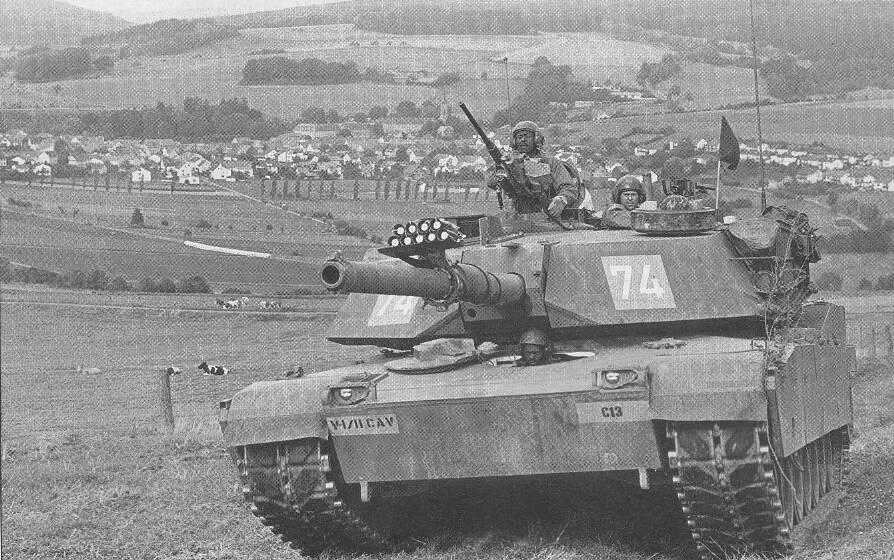 Ml Abrams with 105 mm main