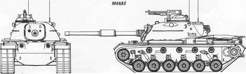 M48A5 Patton The M48A5 conversion programme was initially started to bring the M48 series tanks in the US Army up to an equivalent M60A1 standard.