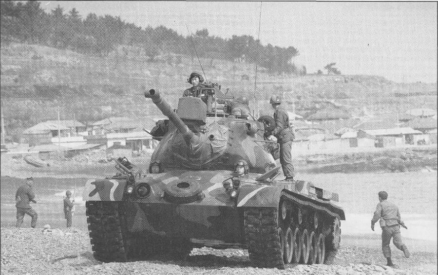 An M47 of the Republic of Korea Army on