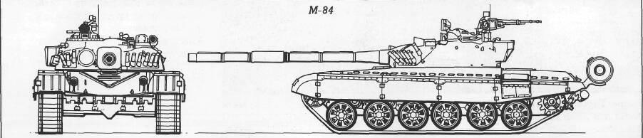 M-84 Series Former Yugoslavia In the late seventies Yugoslavia decided to license manufacture an indigenous MET based on the Soviet T-72 design, Known as the M-84 it is essentially similar with the