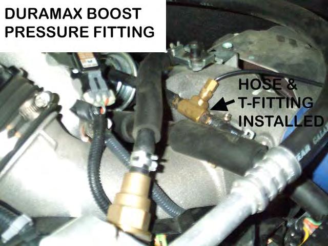 Install the other end of the fitting with the 3 hose onto the fitting of the plenum as shown in the photo on the next