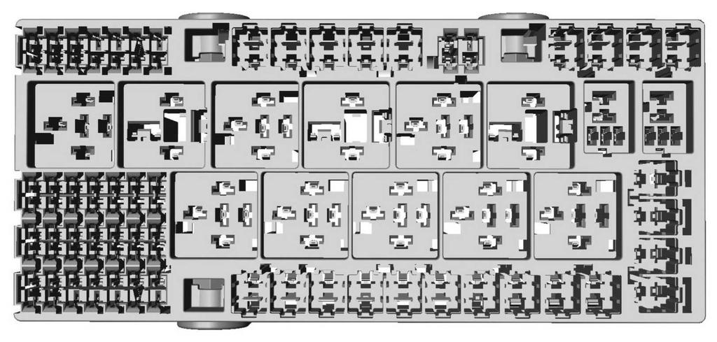 Fuses Passenger Compartment Fuse Panel E148827 Fuse F1 F2 F3 F4 F5 F6 F7 F8 F9 F10 F11 F12 Fuse rating 10A 4A - 10A 20A - - 40A 30A 30A 30A 30A Circuits protected Airbag module.