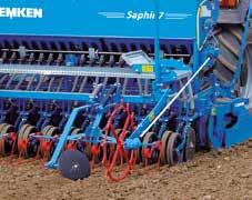 The sowing shaft operates smoothly thereby ensuring accurate longitudinal seed distribution.