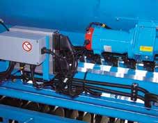 Saphir 8, electrical drive Simple and versatile Electrical drive Control system ISOBUS technology The electric drive of the seed shaft enables seeds from 0.