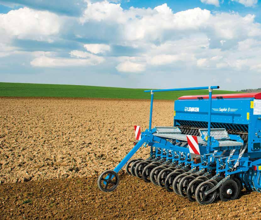 Trend-setting seed drill technology High peak workloads are unavoidable in medium-sized agricultural companies, as well as larger ones.