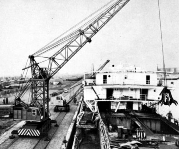 1956: The First Mobile Harbour Crane TPS introduced the first mobile harbour crane some 60 Years ago to respond to changing requirements in many ports and terminals