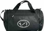 59 NR7959, Medium Polyester Roll Bag 600-denier polyester, front pocket, end pockets, forest/black, navy/black,