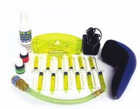 Multi-Shot Injector, 64 Stay-Brite Dyes, Underhood Labels This Leak Detection Kit Cost Less than the Cost of