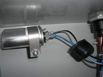 On the bottom left side of the CL-7 Control Panel, a recessed switch (Figure 26) is to be placed in the upward position for most applications.