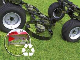 New - High Lift Collection System The versatile new TORO High Lift Collection System makes grass collection simple and allows