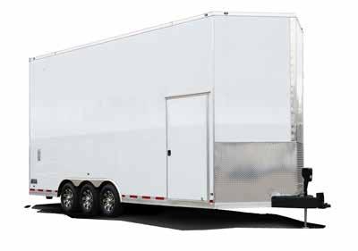 Custom made for race teams, snowbirds, hobbyists or anyone hauling multiple cars or needing a garage away from home, we make your perfect trailer.