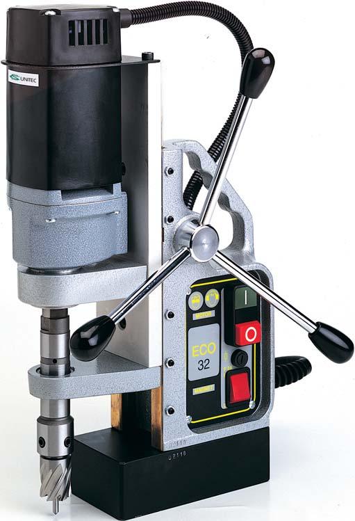 Drills up to /4" diameter holes with Annular Cutters; up to /2" with twist drills Optional Power Assist to maintain TEMPTEC maximum RPM under full load Magnet (Part No. 020.