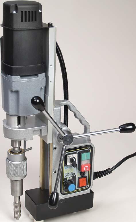 Variable-speed control in two gears Ideal for drilling, tapping and countersinking Compact height of 6 /2" Lightweight and portable at 29 lbs. Strong 0.