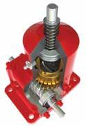 WORM GEAR SCREW JACKS Nook offers a complete line of standard and custom engineered ball screw and
