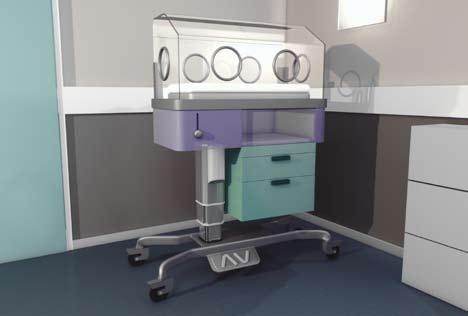 Incubator Modern designs of incubators reduce the stress for babies and minimize the numbers of transfers from