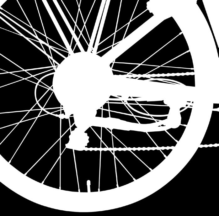 unmounted in a similar manner as a traditional bike wheel.