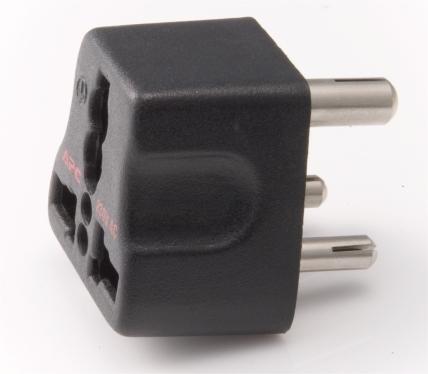 EMC-70 Adaptor- 3 pin (Universal Socket with Indian Plug) Current, Voltage Rating: 6A, 250VAC Reference Standard: IS-1293, IEC-83 Permissible Temperature for Soldering: N.A. Permissible Temperature with / with out load: -20 deg.