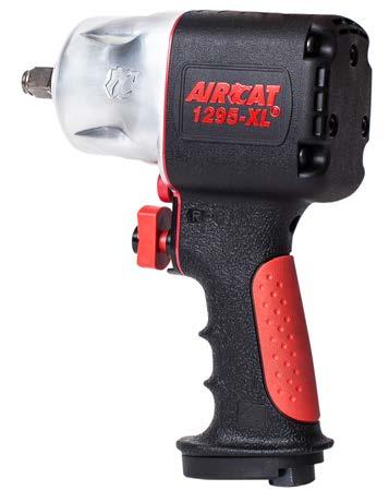 1295-XL 1/2" COMPACT IMPACT WRENCH Provides 1,150 ft-lb loosening torque The shortest length full size ½ impact wrench available!