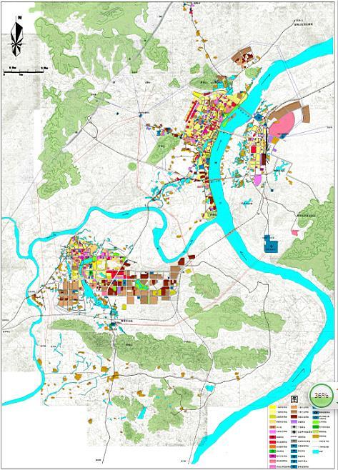 4 Figure 6: Existing Urban Land Use Pattern Source: Ji an Municipal Government. Ji an Urban Master Plan (2007 2020). Figure 7: Planned Urban Land Use Plan (2020) 7.