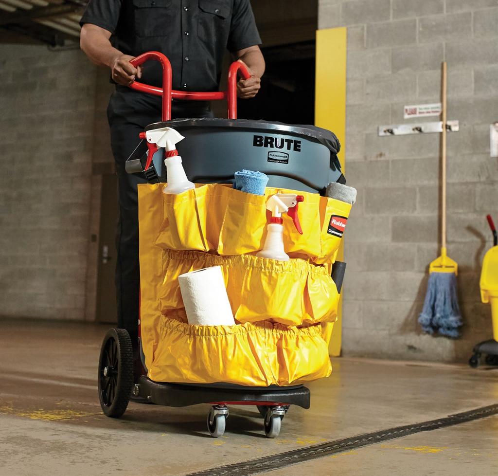 CADDY BAG Knock out quick cleanups on-the-go with onboard storage for spray