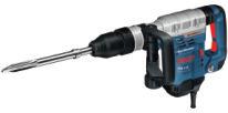 design Powerful 1050 W motor 3 High impact force for rapid work progress thanks to the optimised hammer mechanism technology, patented by Bosch Lockable switch pawl for fatigue-free continuous